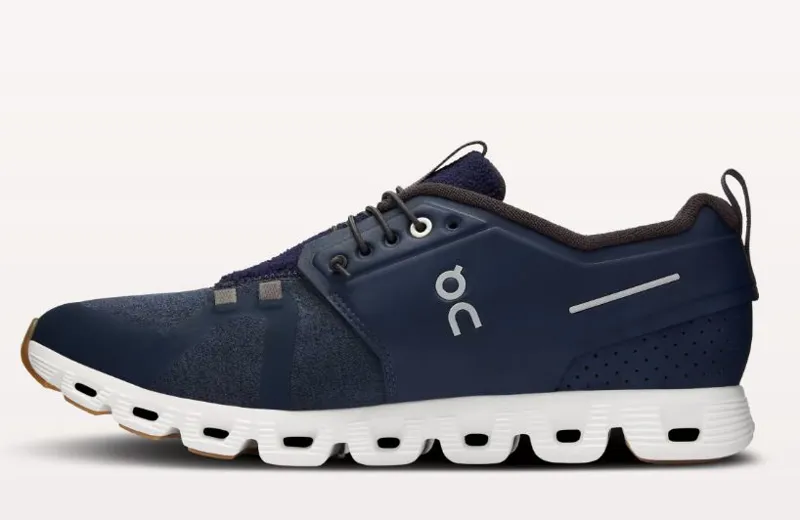 On Running Men's Cloud 5 Terry in Midnight/White-3